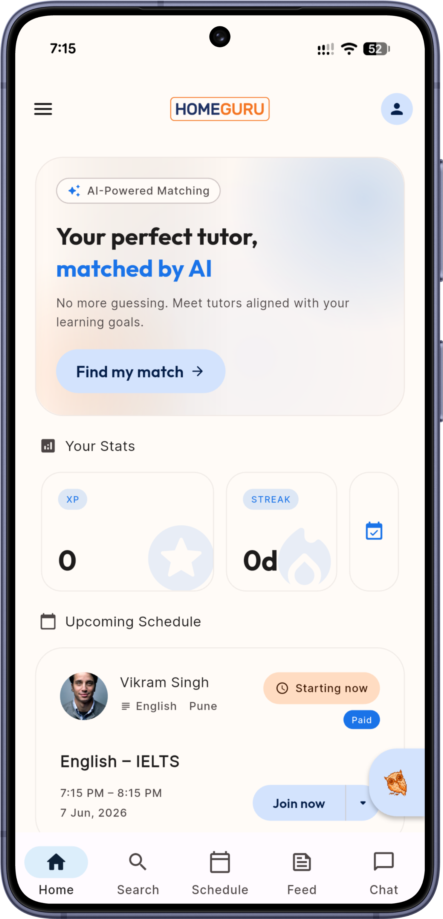 HomeGuru Mobile App